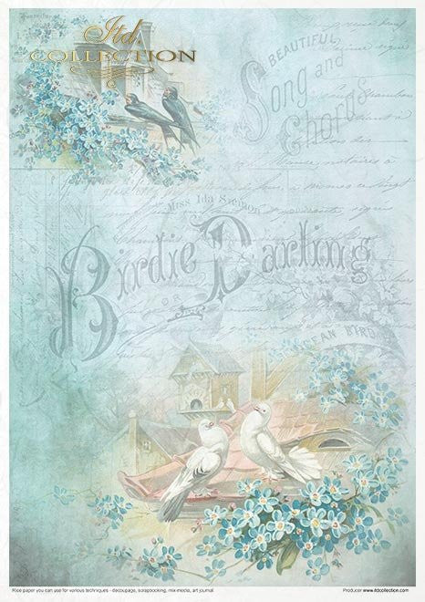ITD Collection Rice Paper Pack of 11 In Love