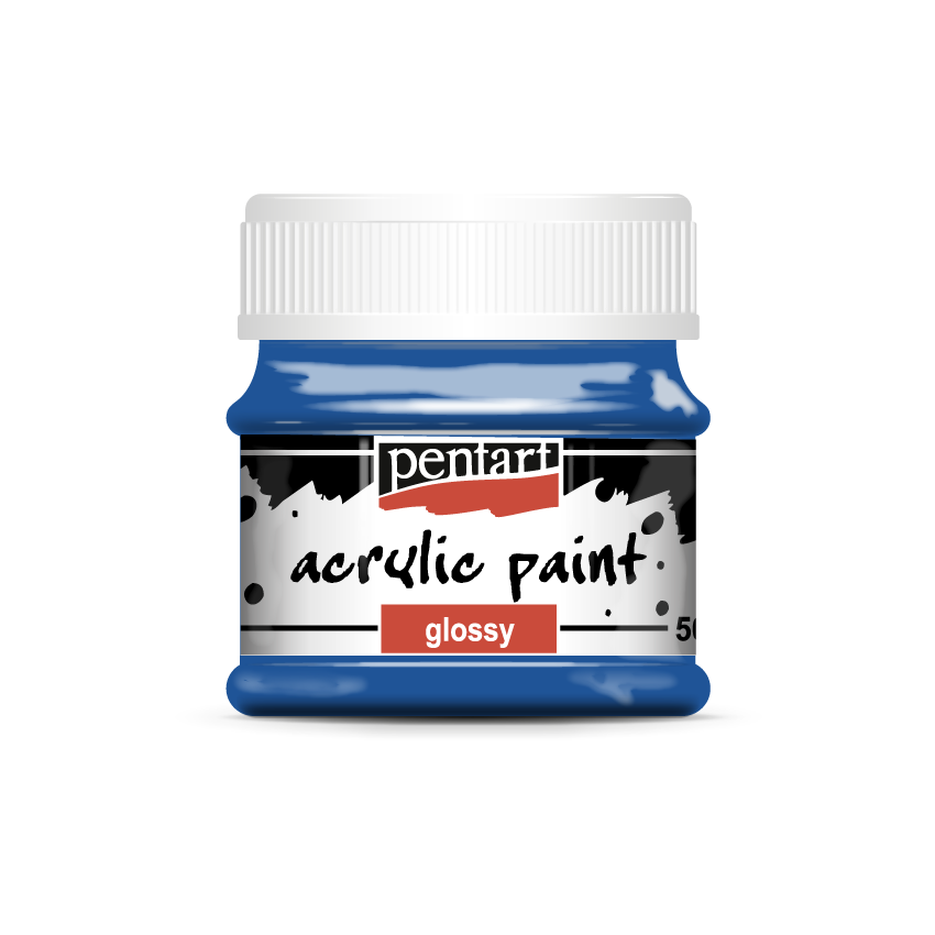 Acrylic paint glossy 50 ml blue