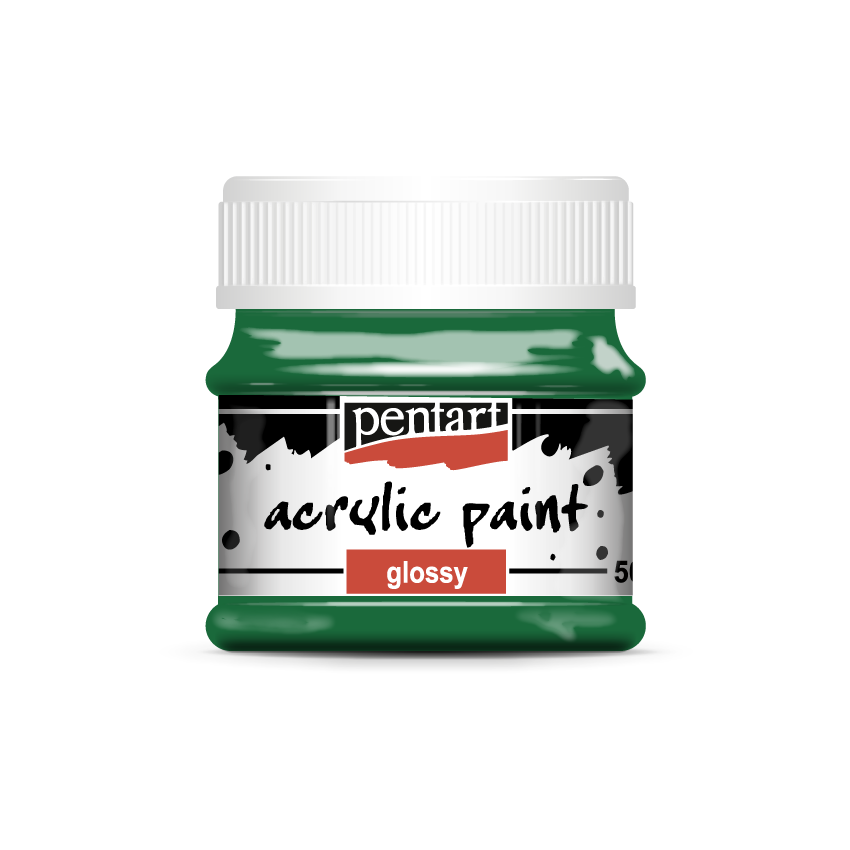 Acrylic paint glossy 50 ml green