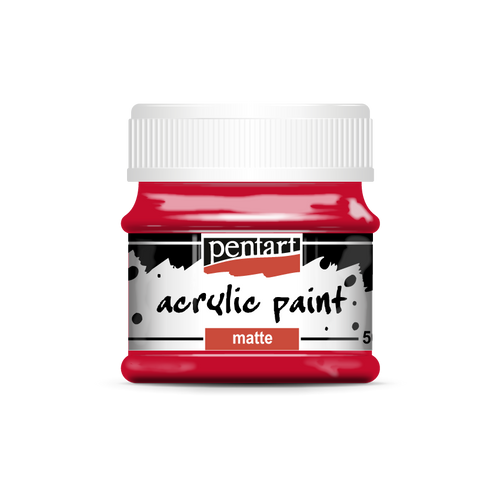 Acrylic paint matte Lipstick Red