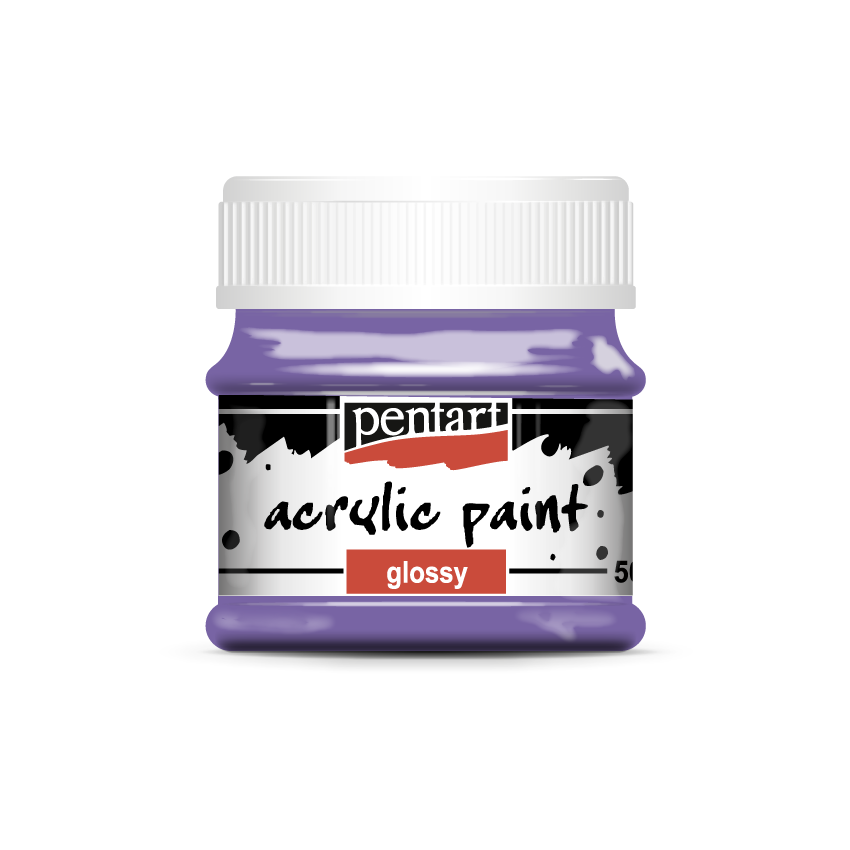 Acrylic paint glossy 50 ml gillyflower