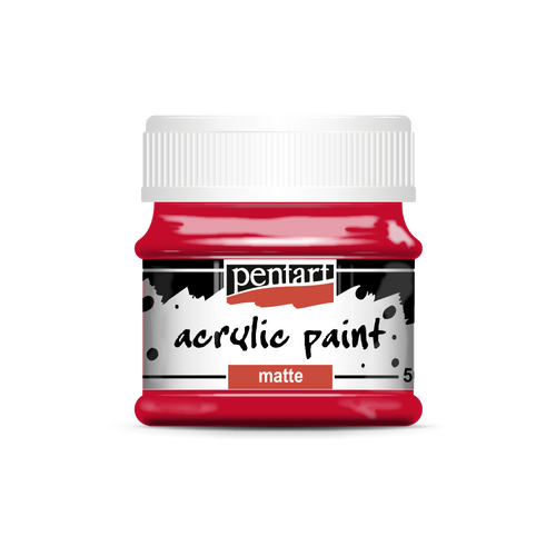 Acrylic paint matte Lipstick Red