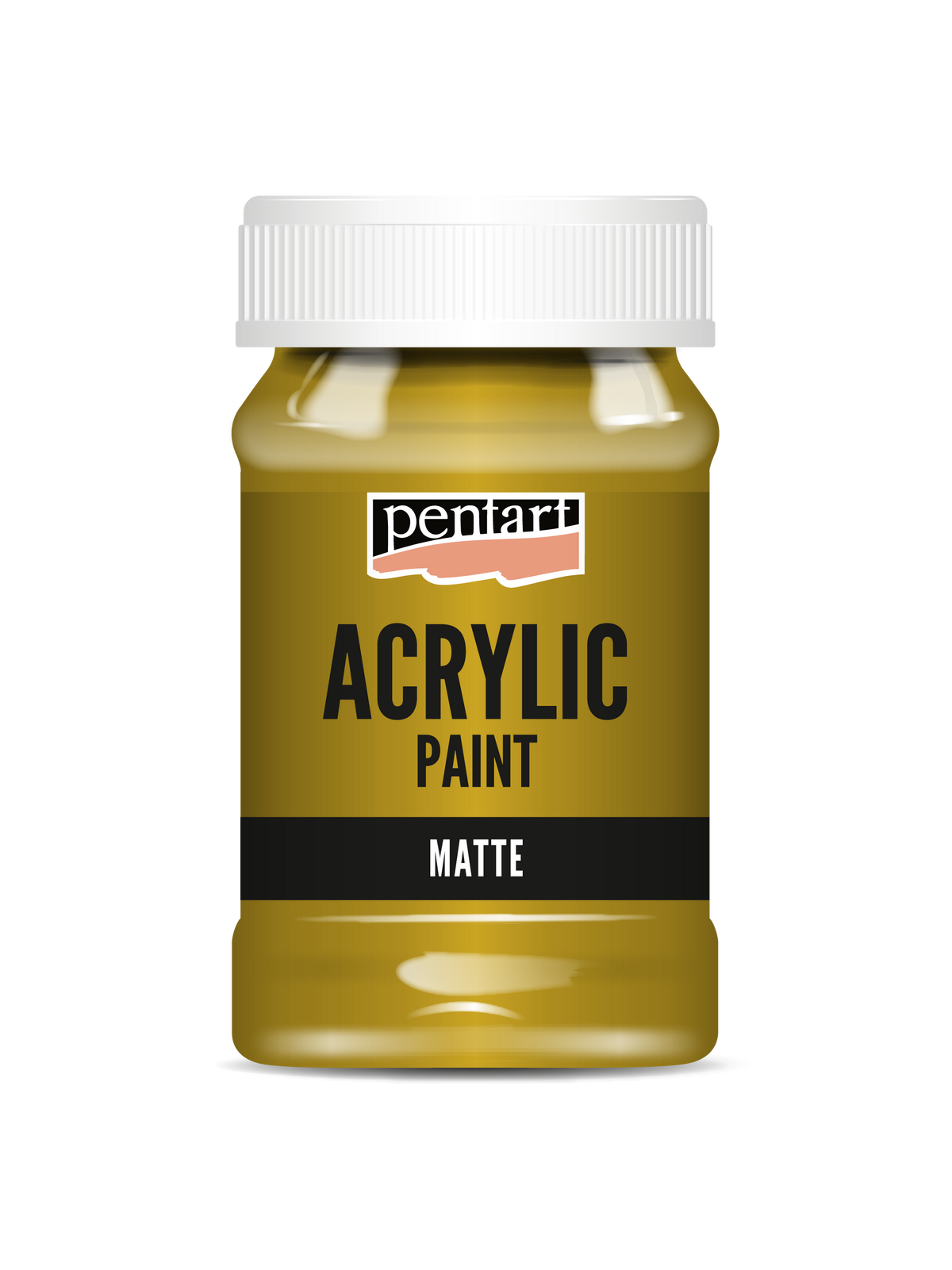 Acrylic paint matte Ochre