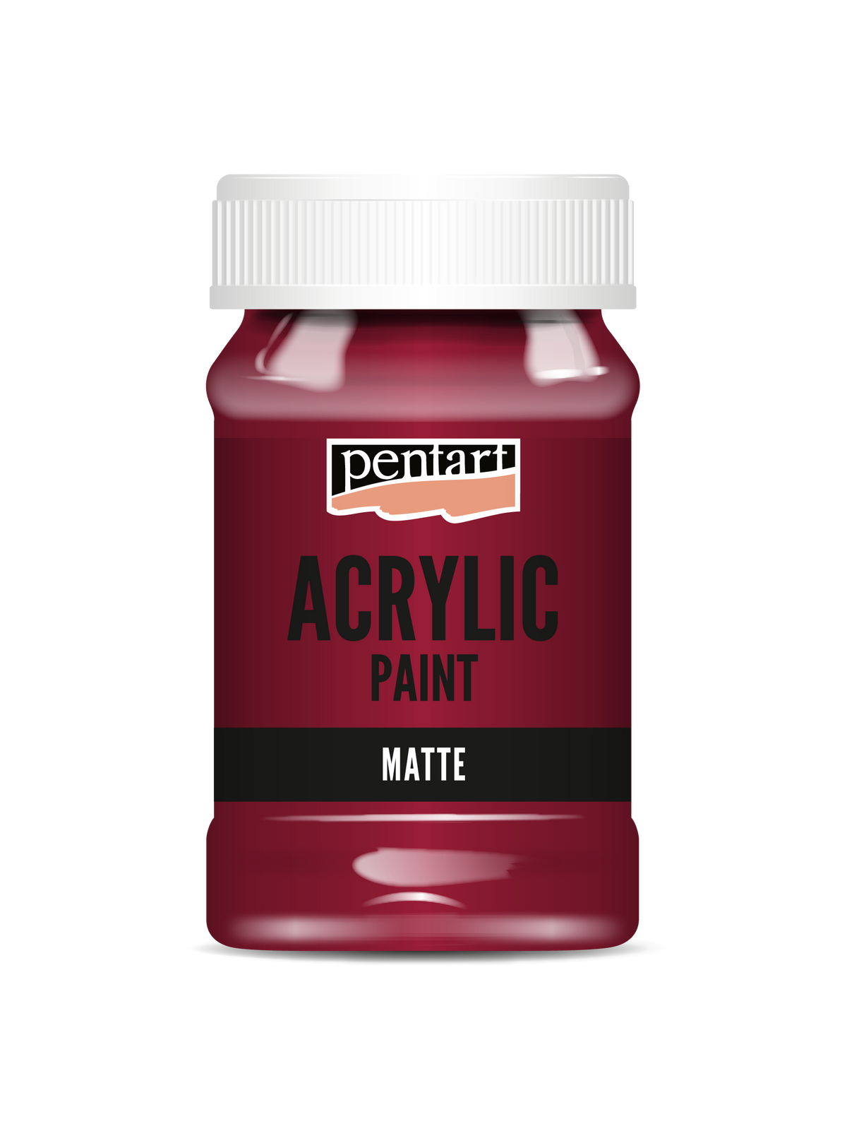 Acrylic paint matte Red Wine