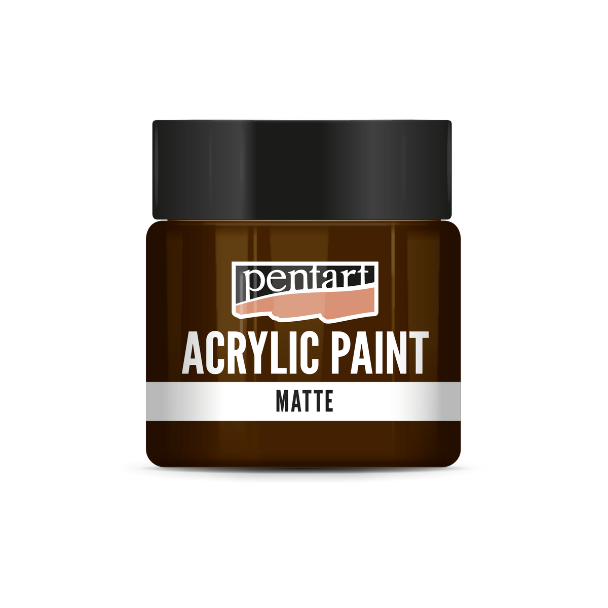 Acrylic paint matte Reddish-brown