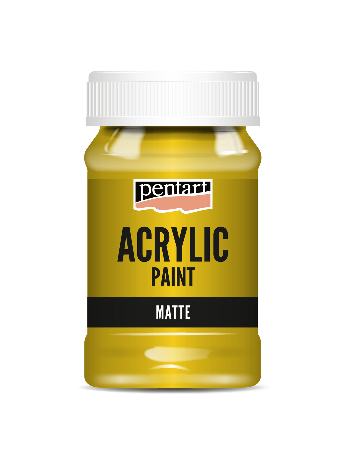 Acrylic paint matte Sun Yellow
