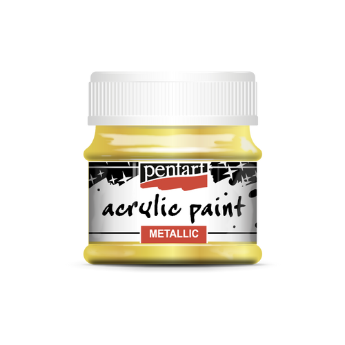 Acrylic paint metallic Baroque Gold