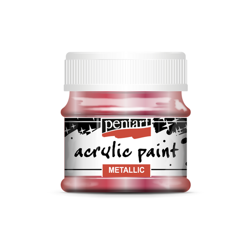 Acrylic paint metallic Red Copper