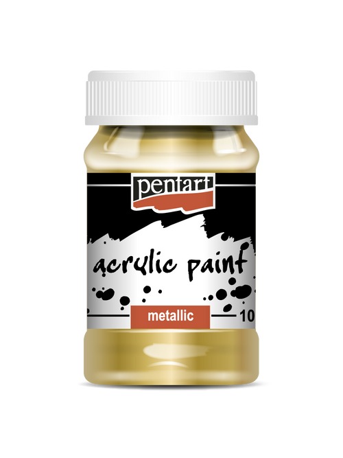 Acrylic paint metallic Gold
