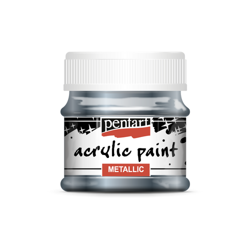 Acrylic paint metallic Sparkling Blue