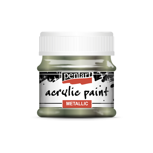 Acrylic paint metallic Sparkling Green