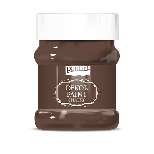 Dekor paint chalky 100 ml chestnut brown (Discontinued)