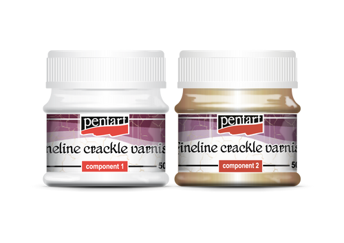 Fineline crackle varnish, 2 components