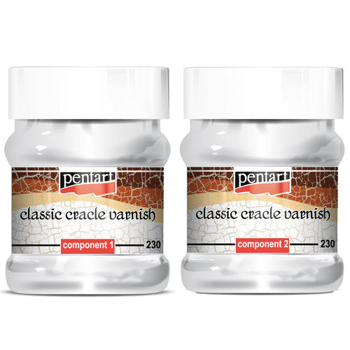 Classic crackle varnish, 2 components