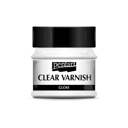 Clear varnish solvent-based gloss