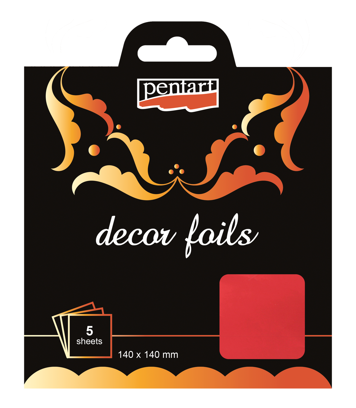 Decor foils 14 x 14 cm