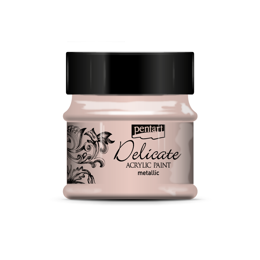 Delicate metallic acrylic paint 50 ml