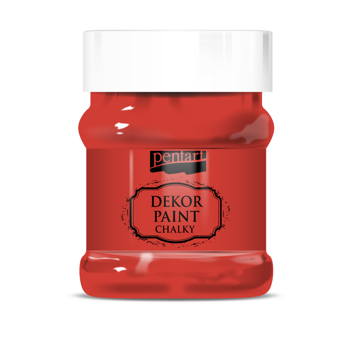 Dekor paint chalky red