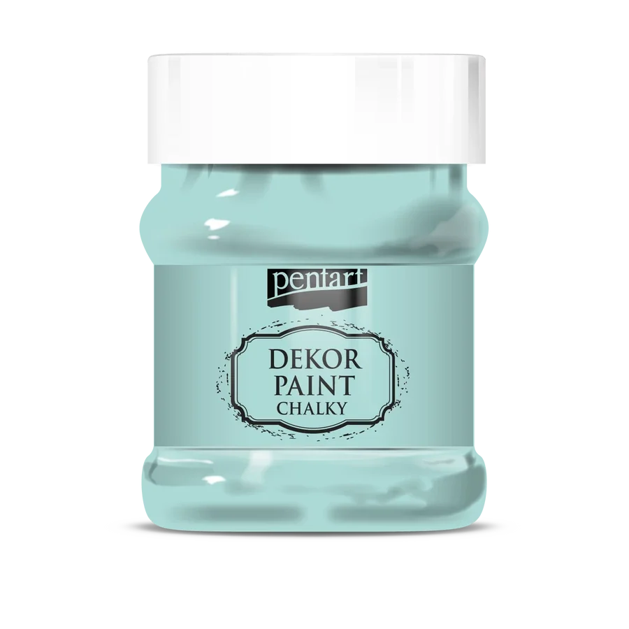 Dekor paint chalky patina green