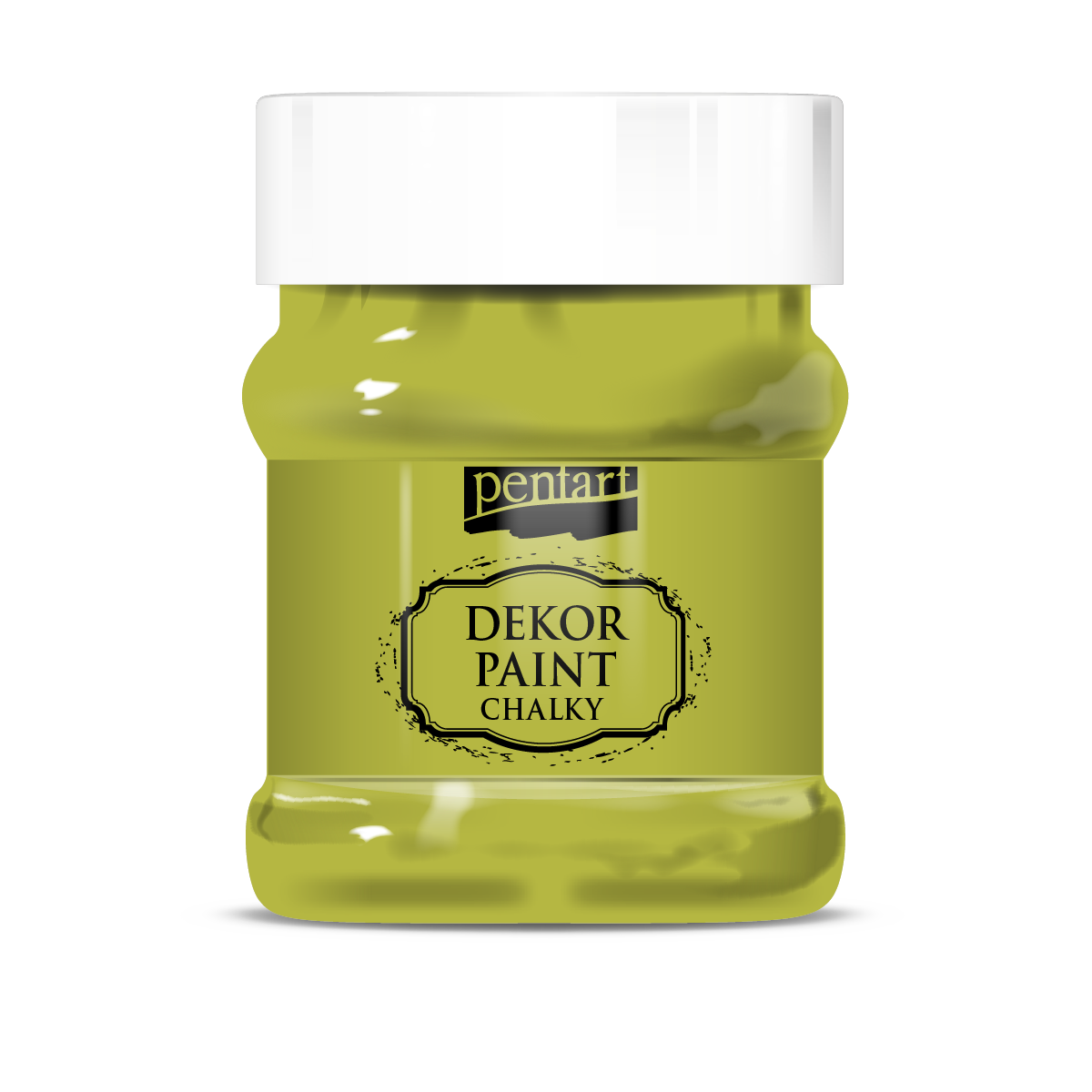 Dekor paint chalky yellowish green