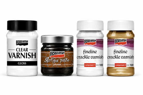 Pentart Fineline Crackle Complete Starter Kit