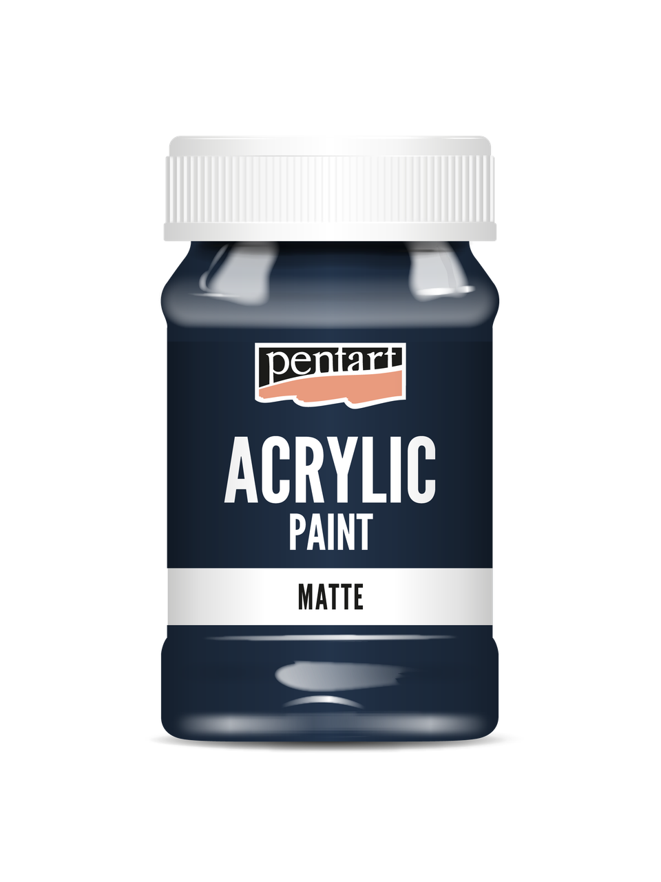 Acrylic paint matte Indigo Blue