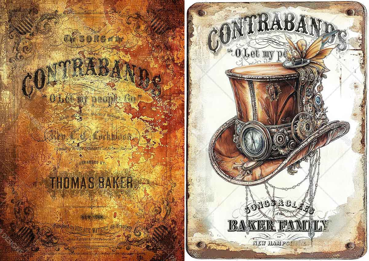 Paper Designs Steampunk Age Collection Vellum Paper Kit