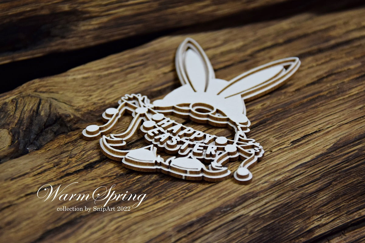 Snipart Warm Spring - Layered Chipboard Happy Gnome