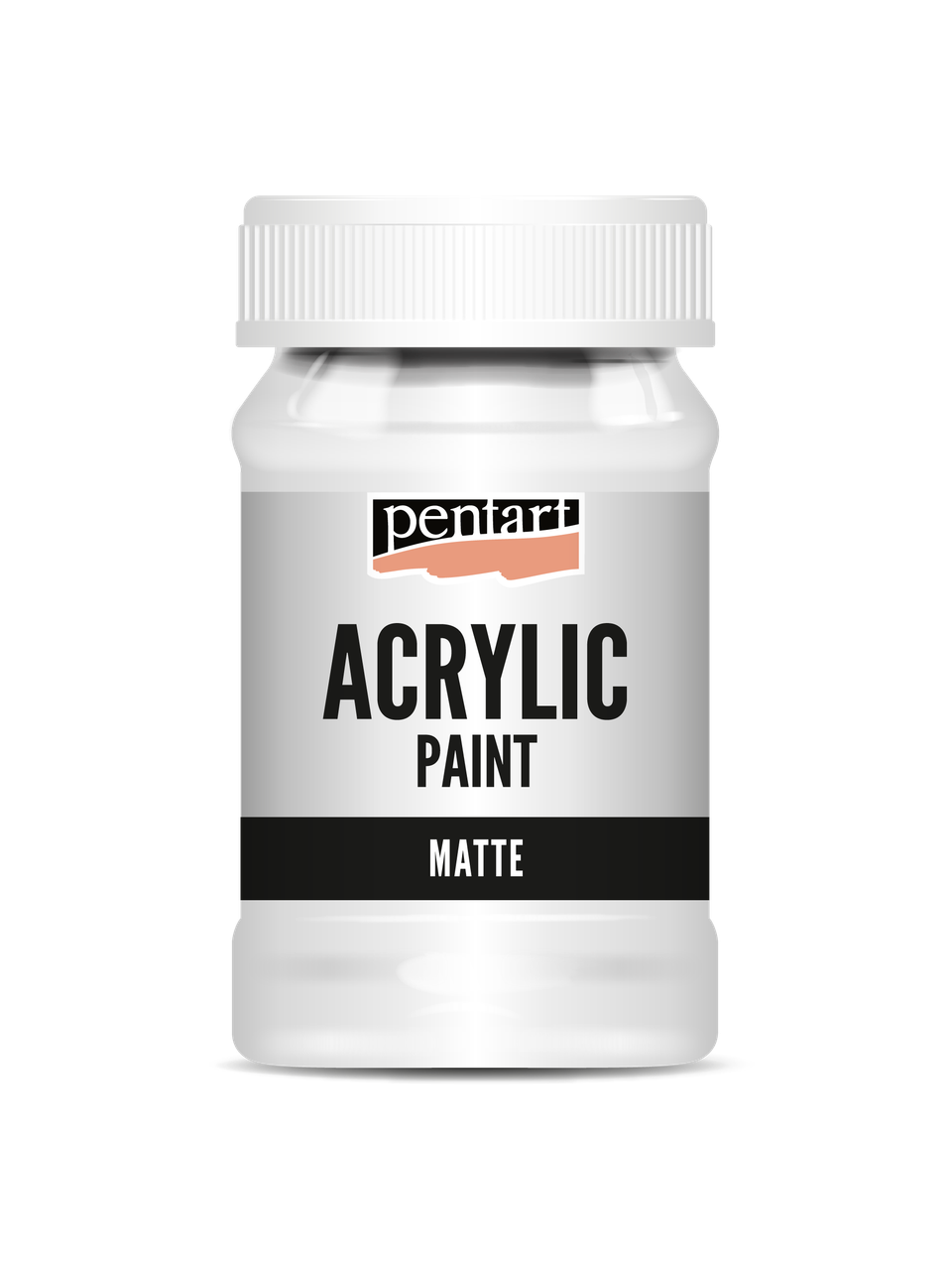 Acrylic paint matte White
