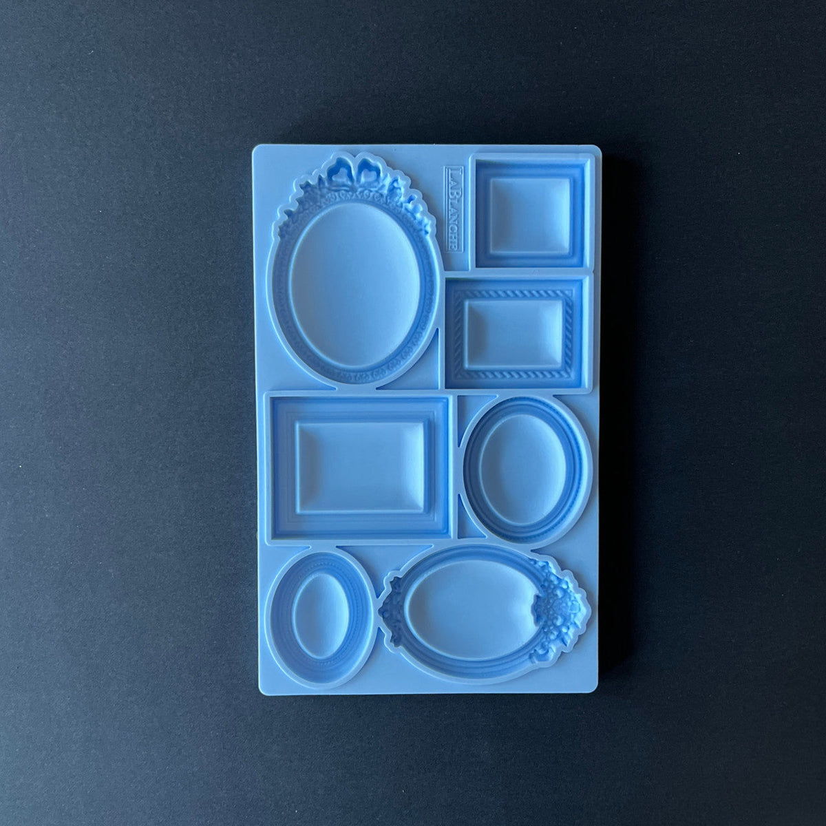 LaBlanche Small Frames silicone mould with assorted oval and rectangle frames
