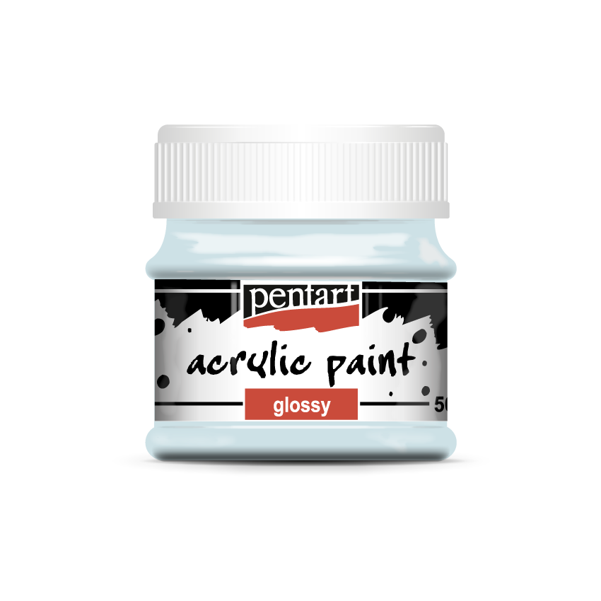 Acrylic paint glossy 50 ml ice blue