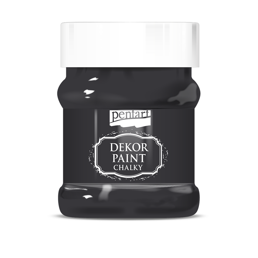 Dekor paint chalky 230 ml black