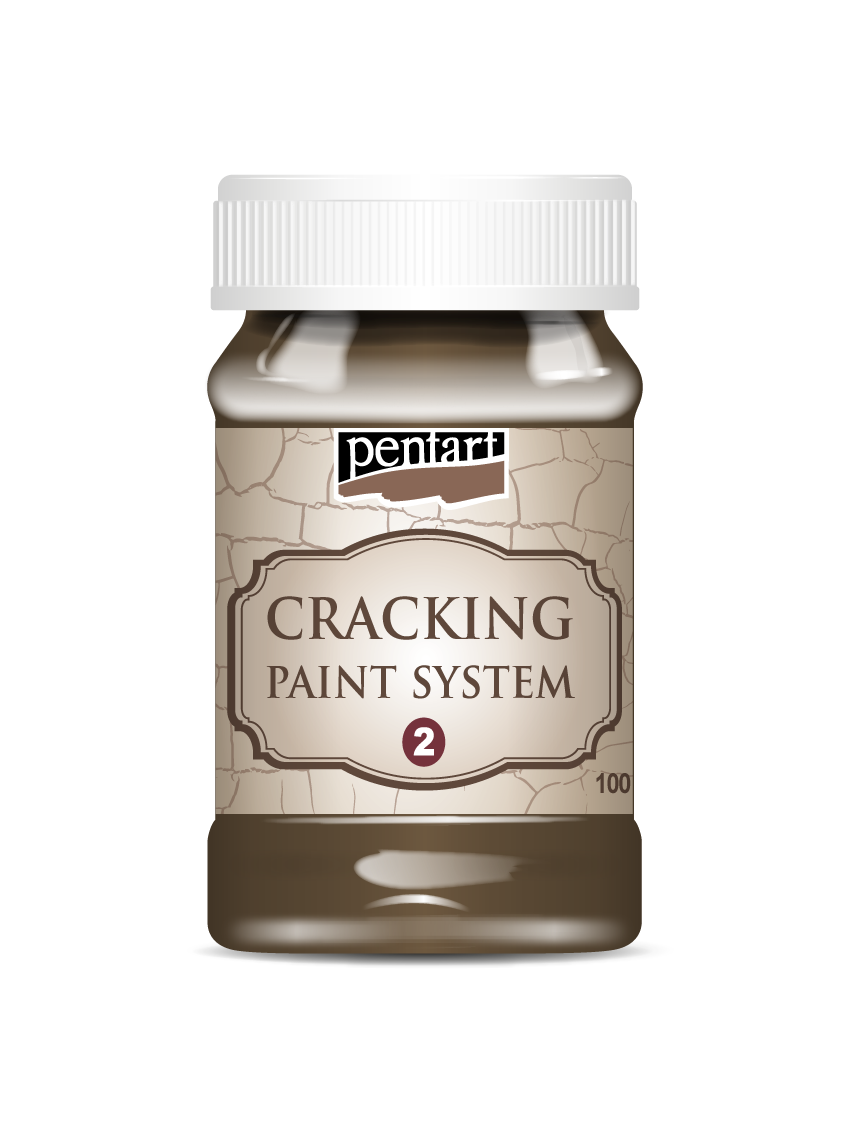 Cracking Paint Component 2. 100 ml brown