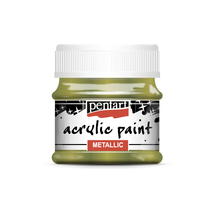 Acrylic paint metallic 50 ml golden touch