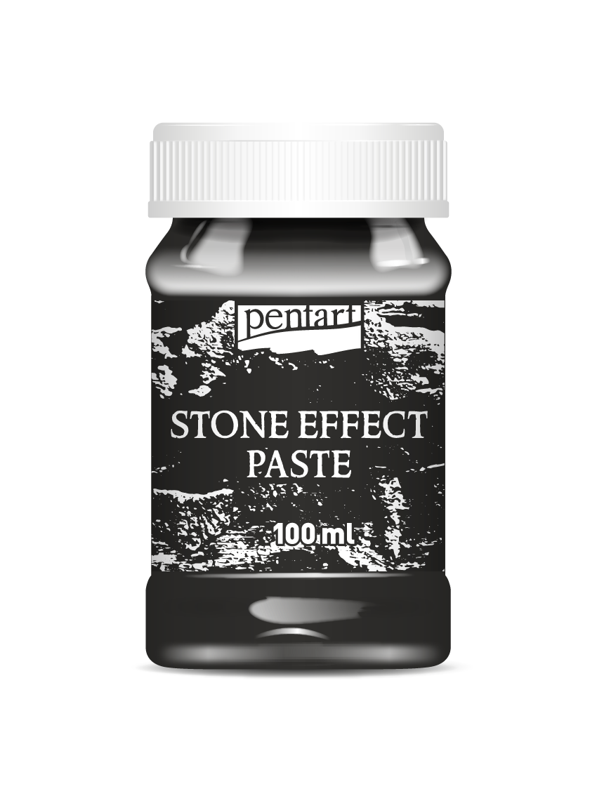 Stone effect paste 100 ml antharacite