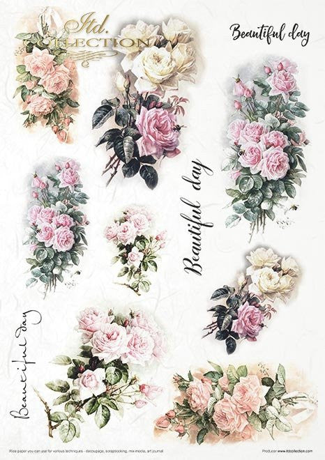 ITD Collection Rice Paper Pack of 11 In Love