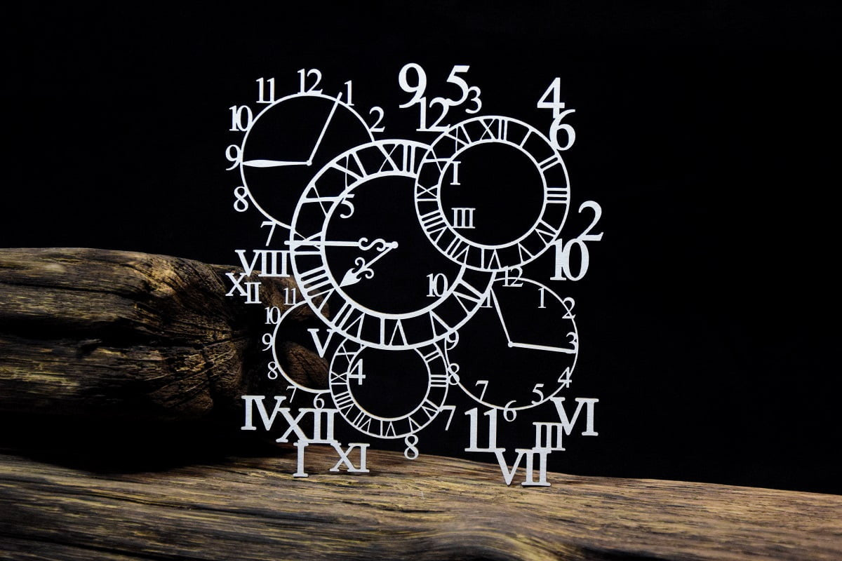 Snipart Background - Openwork clocks