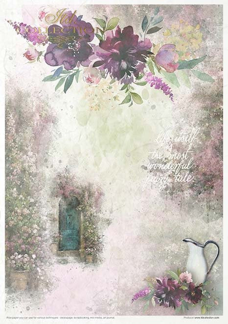 ITD Collection Rice Paper Pack of 11 Garden of Dreams