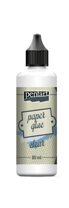 Paper glue clear 80 ml (old media glue)
