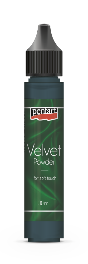 Velvet powder min. 2 g green