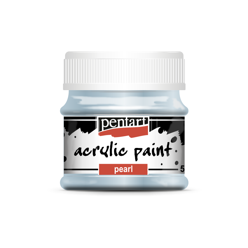 Acrylic paint pearl 50 ml blue
