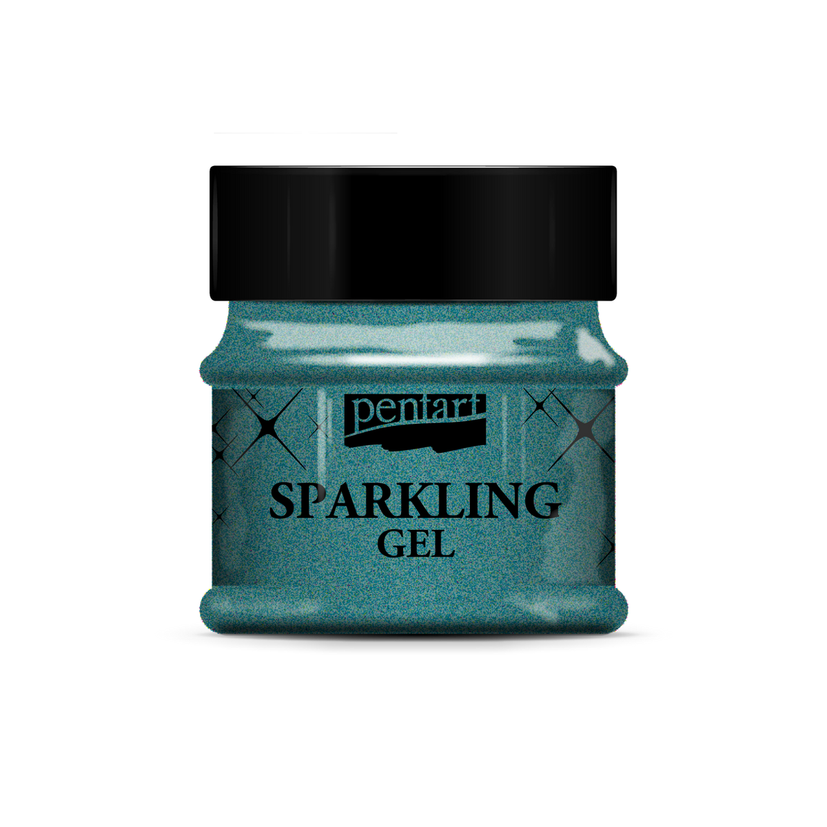 Sparkling gel 50 ml blue silver