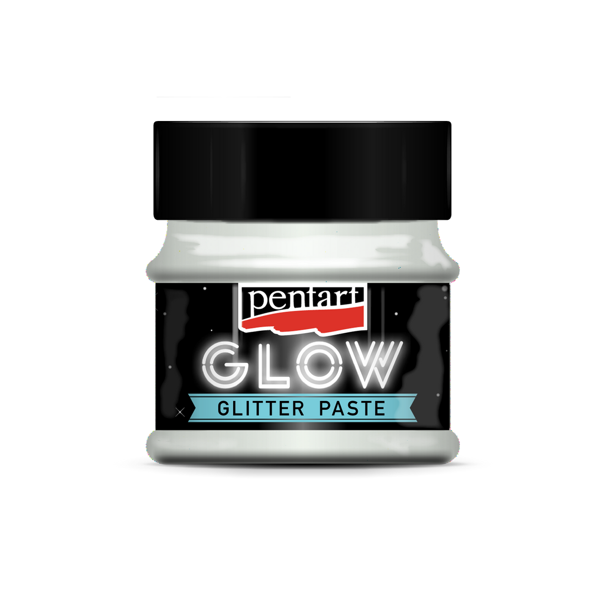 Pentart Glow glitter gel 50 ml rainbow green
