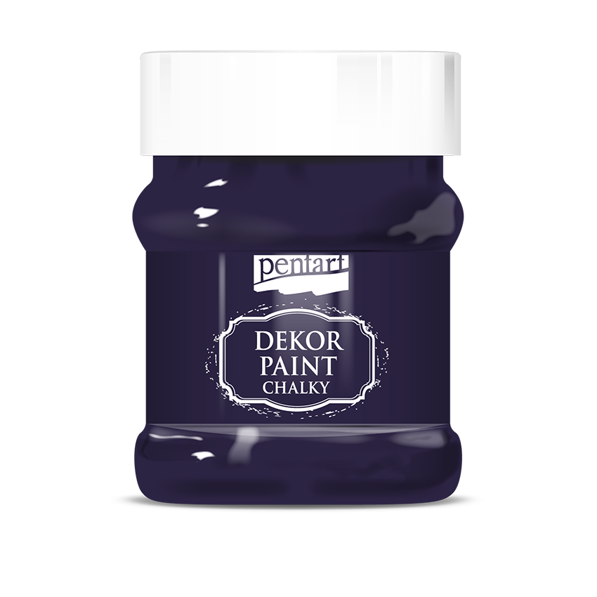Dekor paint chalky 230 ml eggplant