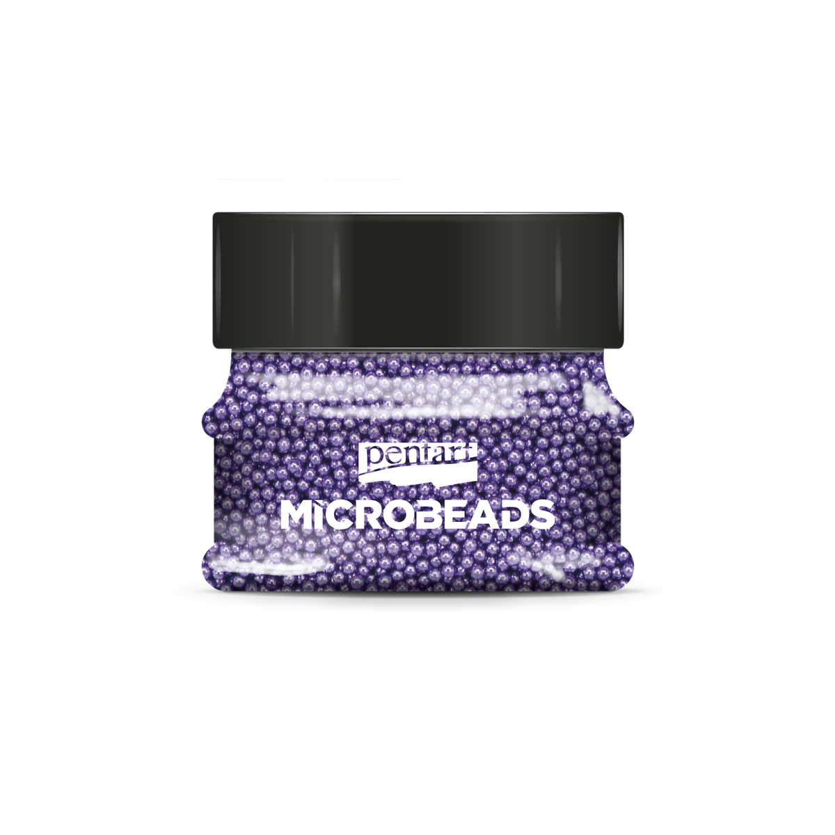 Glass microbeads 0,8-1 mm 40 g violet