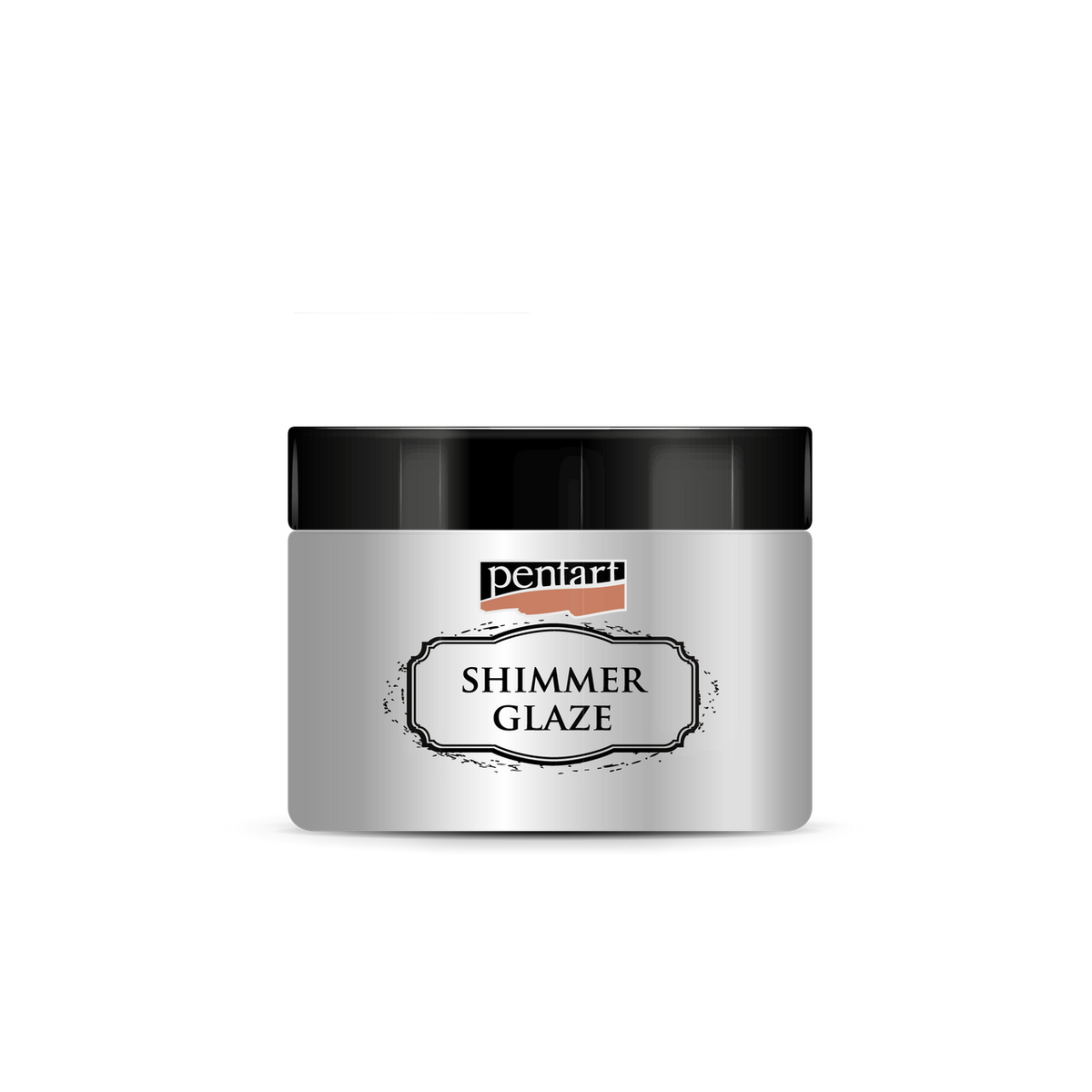 Pentart Shimmer glaze 150 ml silver