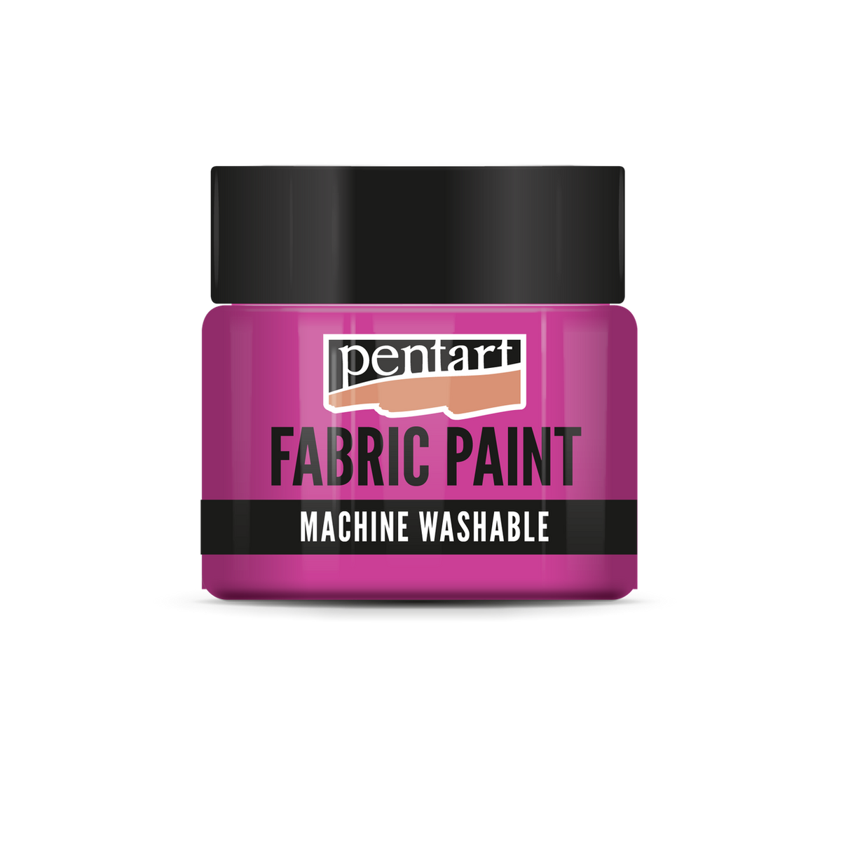 Fabric paint glow in the dark 30 ml pink