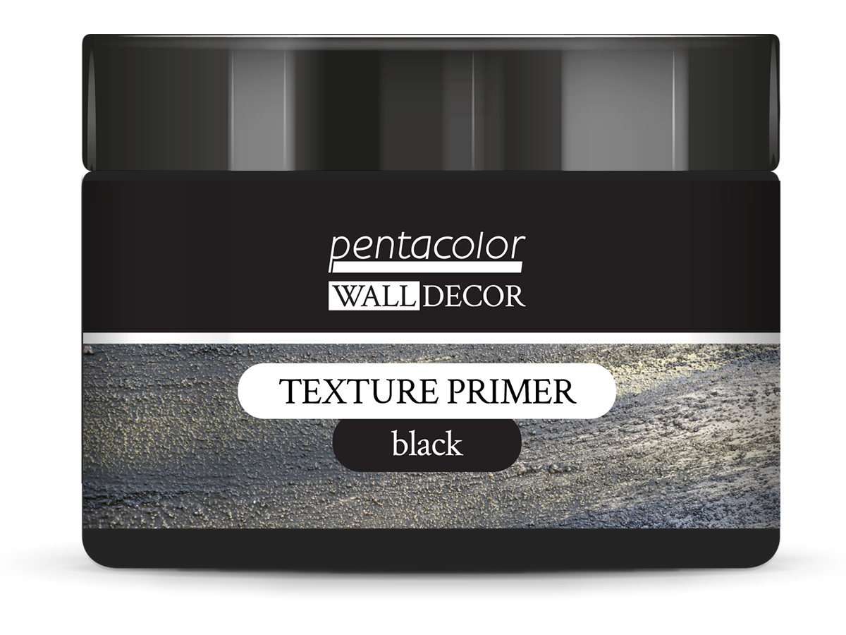 Pentart WD Texture Primer 150 ml black
