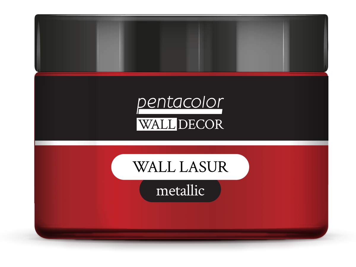 Pentart Wall Lasur metallic 150 ml red copper
