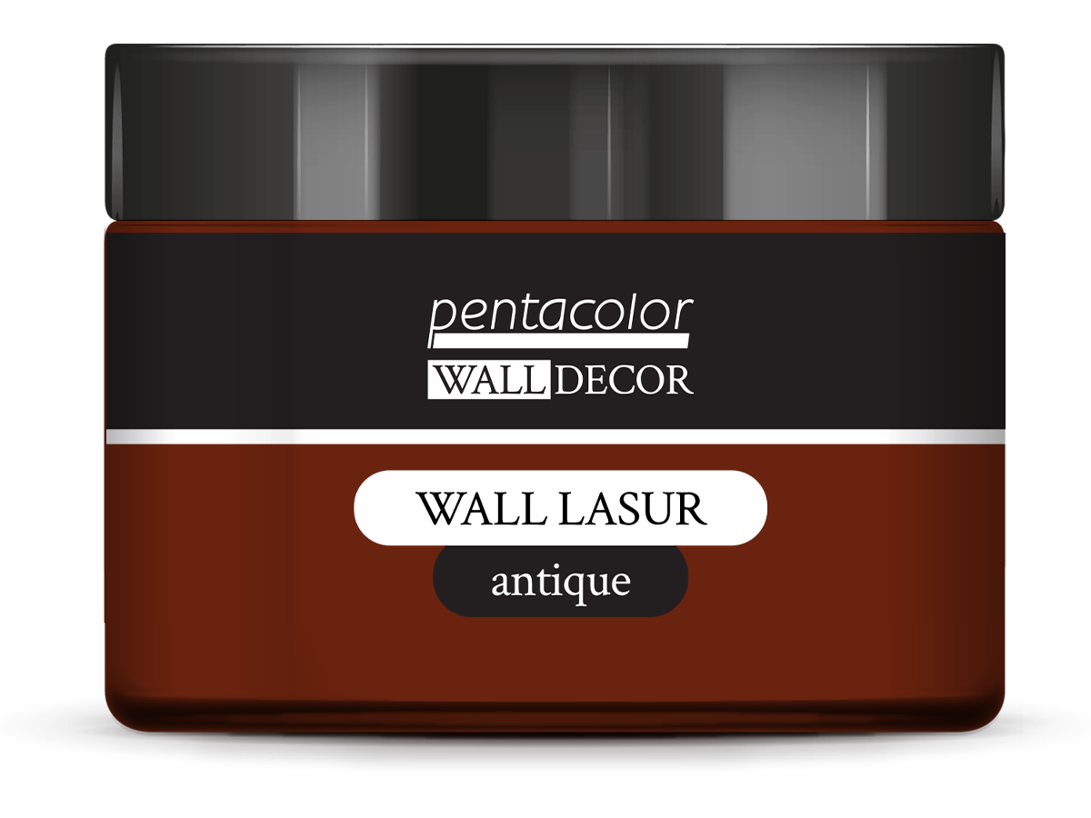 Pentart Wall Lasur antique 150 ml rust brown